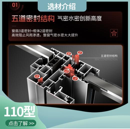 「110型材」产品介绍——仅做产品讲解 非购买链接 商品图0