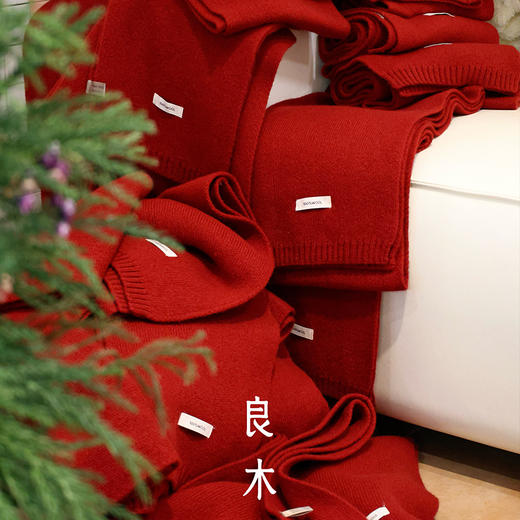 【现货/不退不换】良木礼羊毛围巾（2471F） 商品图1