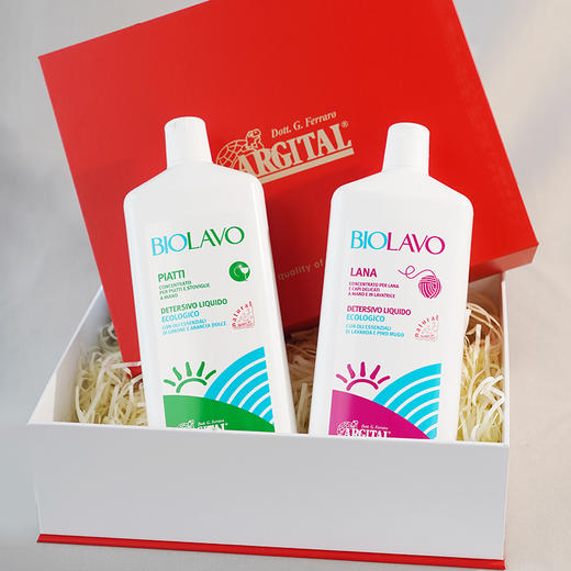 雅琪朵新年礼盒·天然家清礼盒(绿泥洗碗精 1L 、薰衣草精致洗衣液 1L）全国配送（偏远地区除外） 商品图2