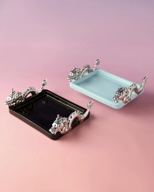 JXGZ吉星高照/双立龙雕塑盘 商品图1