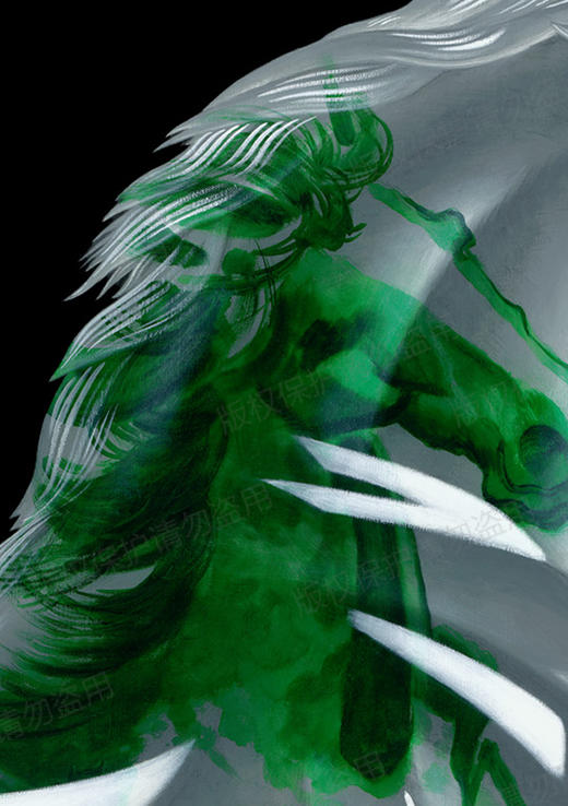 訾鹏 《翡翠马》版画 商品图8