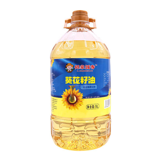 邻家饭香 物理压榨一级葵花籽油 5L 桶 LJFX135-K 商品图0