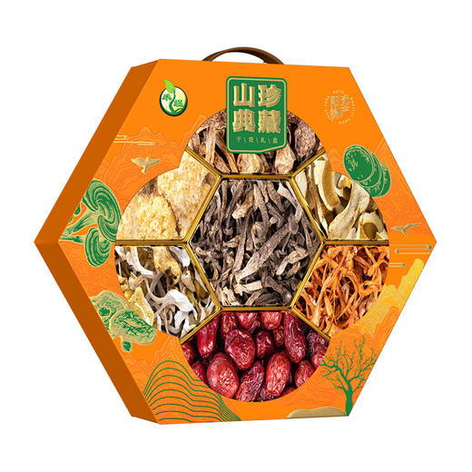 禾煜山珍典藏-干货礼盒510g【年货】KY 商品图1