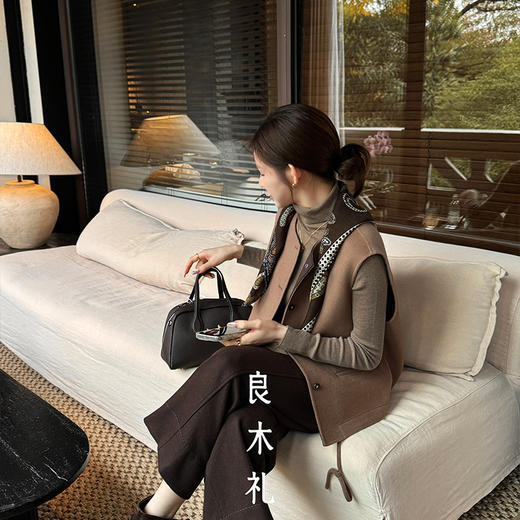 【特价不退不换】【部分现货】良木礼羊绒马甲（D2582100） 商品图6