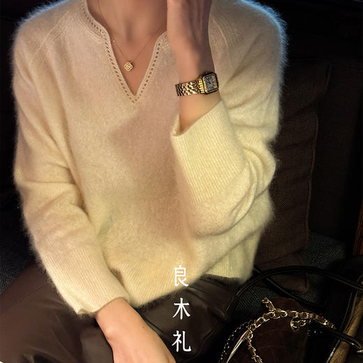 【部分现货】良木礼山羊绒上衣（2216F） 商品图3