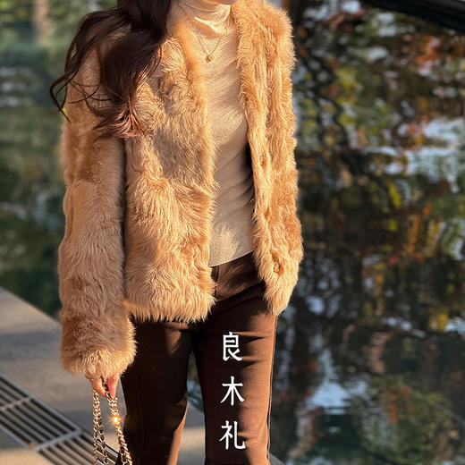 【预售7天】良木礼皮毛一体外套（D25102543） 商品图3