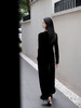盛唐婧 | 时尚百搭高弹中式打底衫-黑色 商品缩略图4