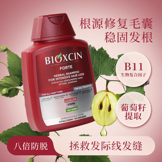 土耳其Bioxcin八倍防脱洗发水300ml 商品图1