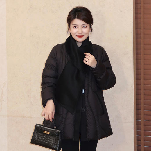 【预售7天】良木礼鹅绒外套（围巾）（1783） 商品图2