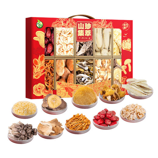 禾煜山珍集萃干货礼盒620g【年货】KY 商品图0