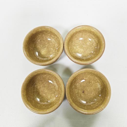 米黄色冰裂茶具套装整套陶瓷茶壶茶杯商务礼品 商品图6