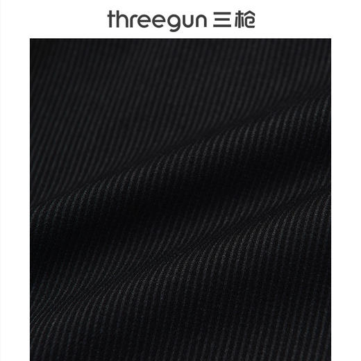 Threegun三枪 【针织条绒】双层加绒休闲女士长裤-60919B911 商品图4