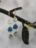 SpoiledBrat Jewelry三色宝石系列 | 蓝玉髓/磷灰石/托帕石耳环 商品缩略图0