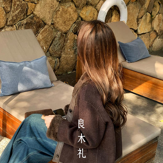 【特价不退不换】【预售7天】良木礼翻领皮毛一体（1101） 商品图4