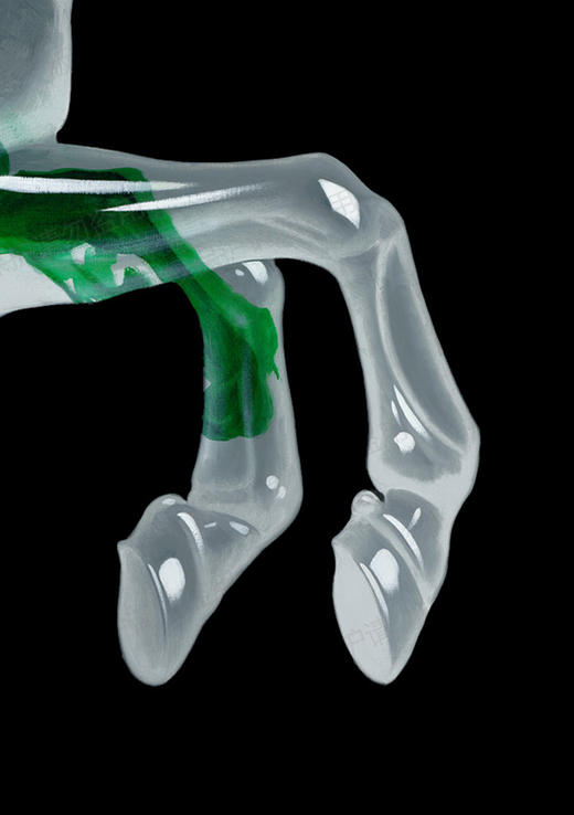 訾鹏 《翡翠马》版画 商品图4