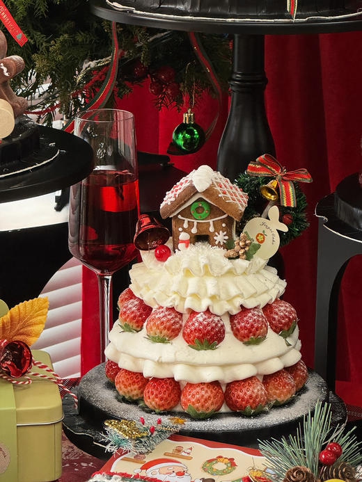 草莓圣诞姜饼屋 商品图0