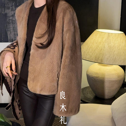【预售7天】良木礼水貂外套（3626F） 商品图3