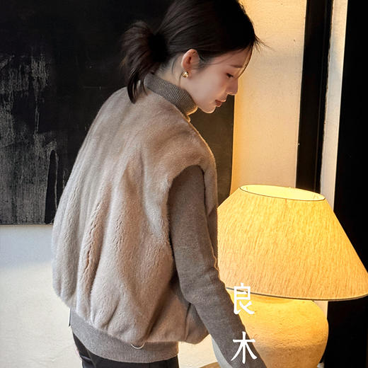 【预售7天】良木礼水貂马甲（D251103627F） 商品图1