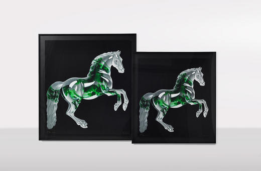 訾鹏 《翡翠马》版画 商品图1