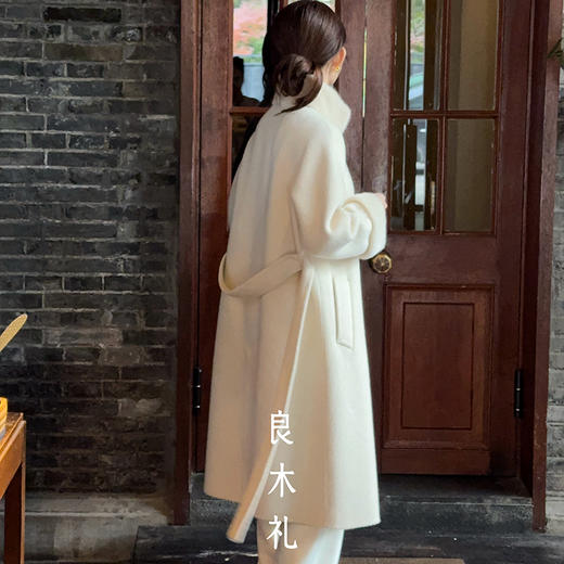 【特价不退换】【部分现货】良木礼山羊绒水貂毛大衣（D0809） 商品图1