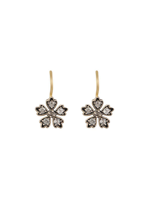 北京仓｜Dorothee sausset-BO DAISY-雏菊 黑色 耳环［法国设计师］ 商品图1