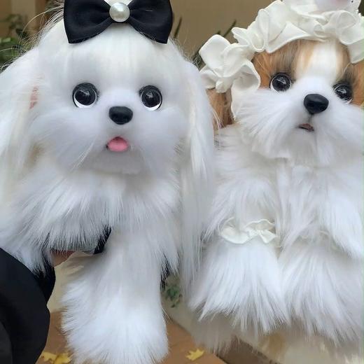 Chongker/宠客 马尔济斯手提斜挎包-黑色吊带裙 商品图1