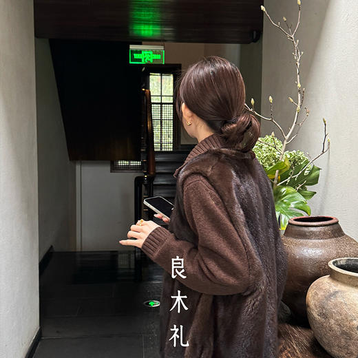 【预售7天】良木礼水貂马甲（3753F） 商品图1