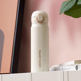 【分仓直发包邮】Costa咖世家弹跳双饮保温杯—白色COS-2499-480