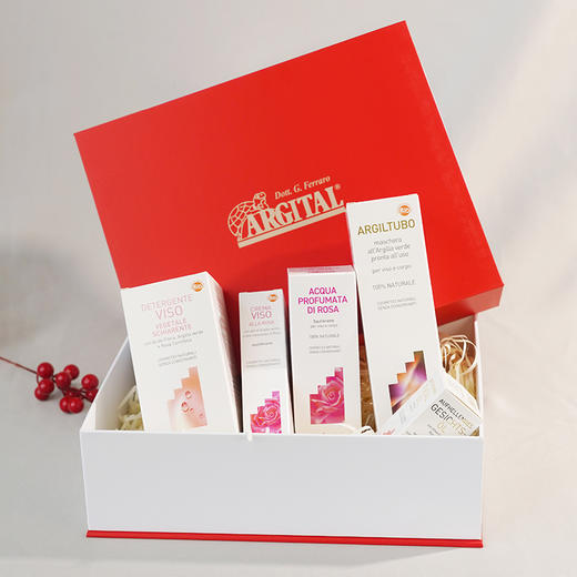 雅琪朵新年礼盒·天然有机护肤礼盒(玫瑰精油洁面乳 250ml 、玫瑰花水 125ml 、玫瑰亮肤精华油 50ml 、玫瑰面霜 50ml 、绿泥面膜 250ml）全国配送（偏远地区除外） 商品图3