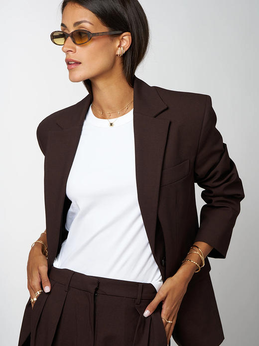 北京仓｜Leo sedim-ARCIS-金色 锆石 耳钉［法国设计师］ 商品图7