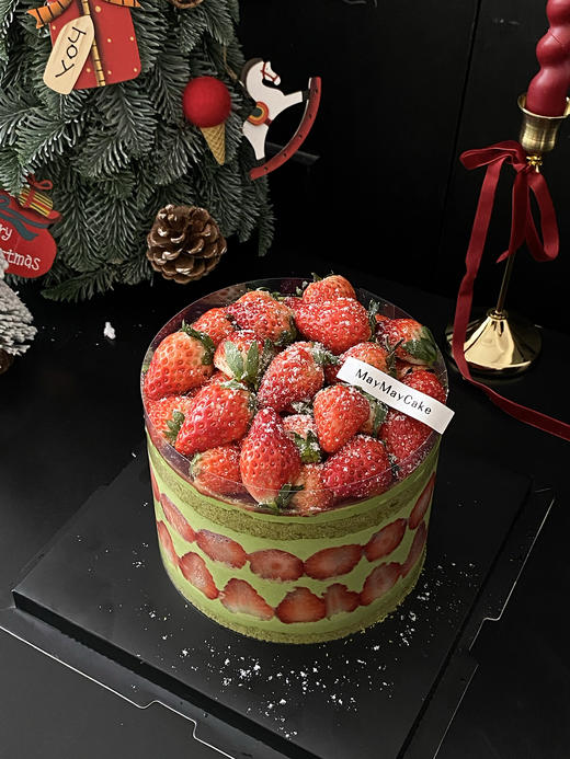 浓郁抹茶·草莓大满足（抹茶胚）【A5183】 商品图2