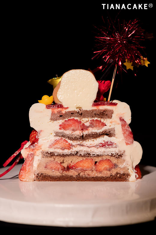 新年草莓树（五寸草莓蛋糕） 商品图1