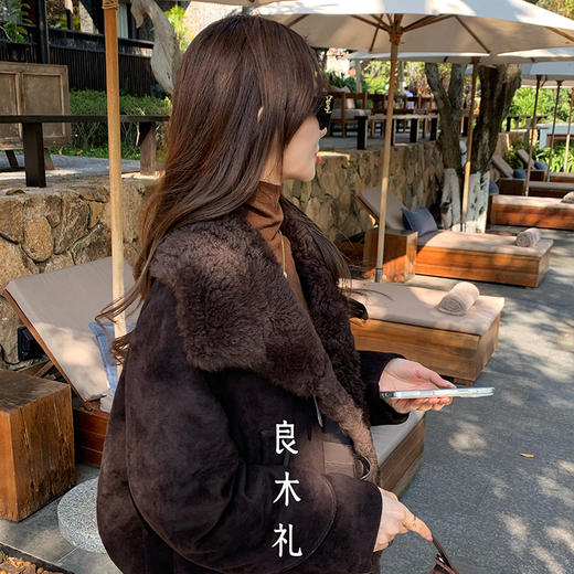 【特价不退换】【预售7天】良木礼绵羊皮鹅绒外套（D251102772） 商品图1