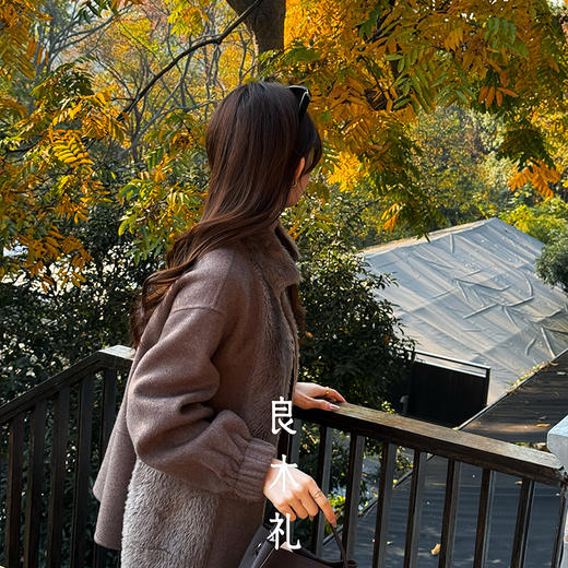 【特价不退换】【部分现货】良木礼皮毛一体外套（D251105） 商品图2