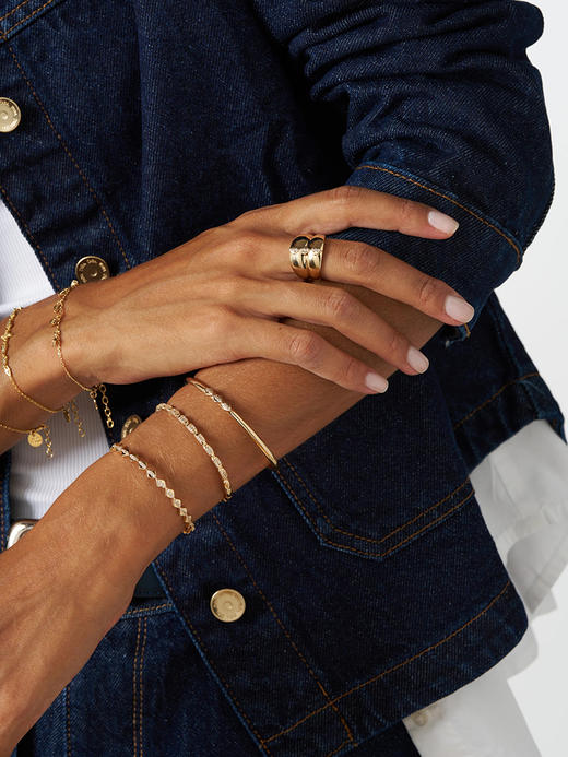 北京仓｜Leo Sedim-ORENA-金色 锆石 手镯［法国设计师］ 商品图3