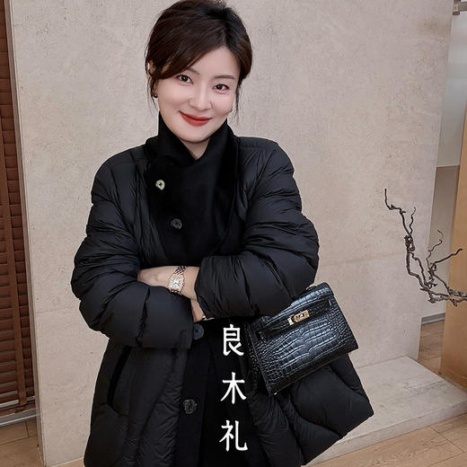 【预售7天】良木礼鹅绒外套（围巾）（1783） 商品图4