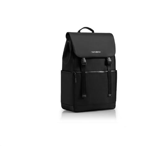 新秀丽（Samsonite）男士大学生双肩笔记本电脑包翻盖设计通勤出差轻便旅行大容量 TR1*09034黑色 商品图0
