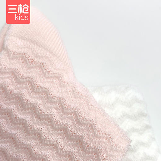 Threegun三枪 女童花边抗菌中高筒袜(1双装)-99319Z011 商品图3