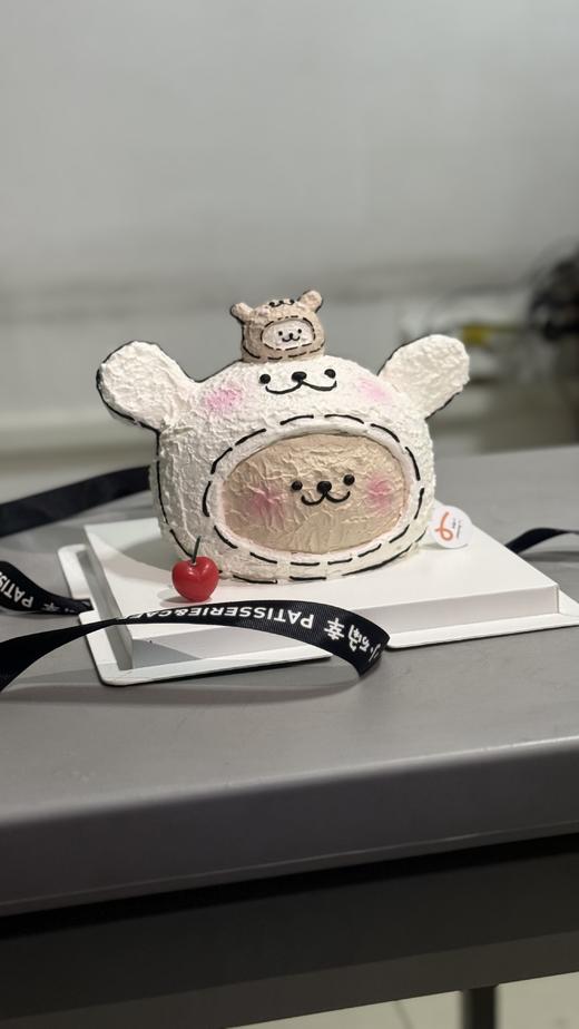 线条小狗汪汪汪·奶油蛋糕 商品图1