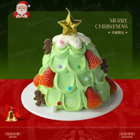 4英寸圣诞节动物奶油蛋糕4选1