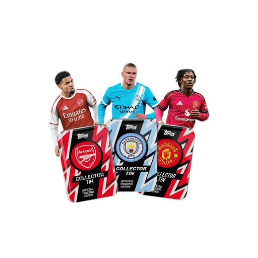 Topps Club Collector Tin球队球星卡铁盒 阿森纳 曼城 曼联 商品图0