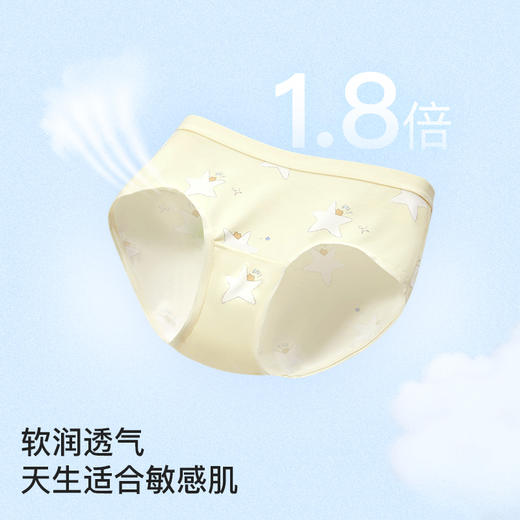 【莫代尔】ubras旗下likeuu内裤儿童莱赛尔男女童三角裤平角短裤dr 商品图2