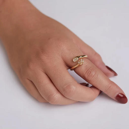 订购12周到｜Kasun-Together-携手 钻石 戒指［英国设计师］ 商品图1