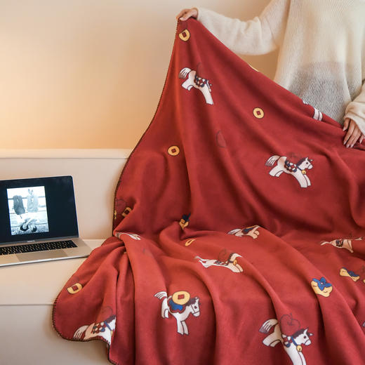 【换季出清】自然醒秋冬仿羊毛绒毛毯-花园小马系列MT 商品图9