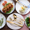 欧洲 高品质 24件装不锈钢餐具 金色礼盒套装 含餐刀/分叉/餐勺/茶匙 可供6人使用 商品缩略图3