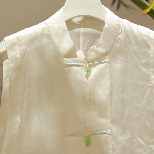 【抖音专属】中式马甲(23704158-米汤娇) 商品图1