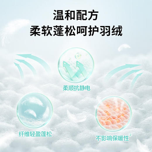 （1217直播）【到手1080g】立白小白白羽绒服专用洗衣液500g*2瓶+80g瓶装 商品图4