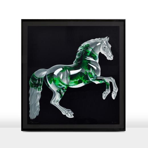 訾鹏 《翡翠马》版画 商品图0