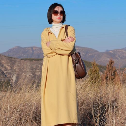 【抖音专属】连帽连衣裙(24807839芸黄) 商品图2