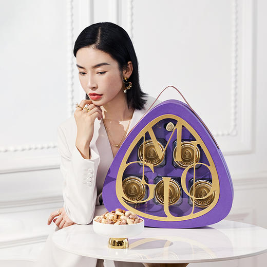 觅菓紫罗兰时尚高档坚果礼盒2.0版-1.481kg【年货】KY 商品图5